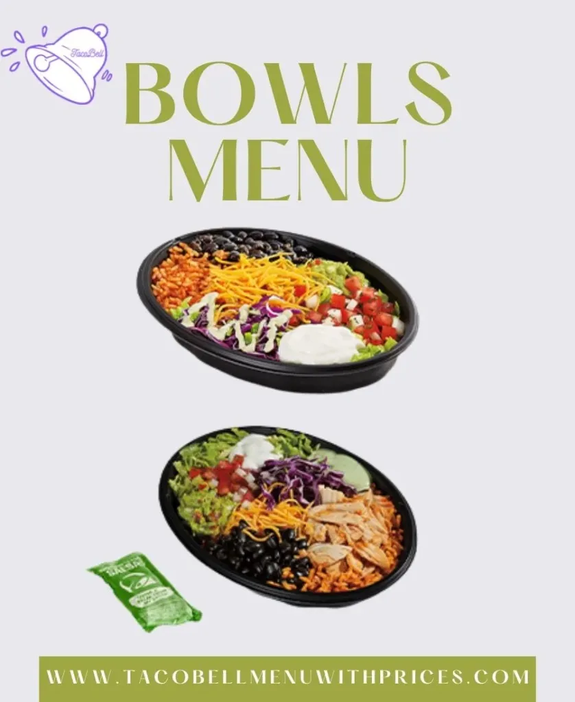 Taco Bell Bowls Menu Price 2024