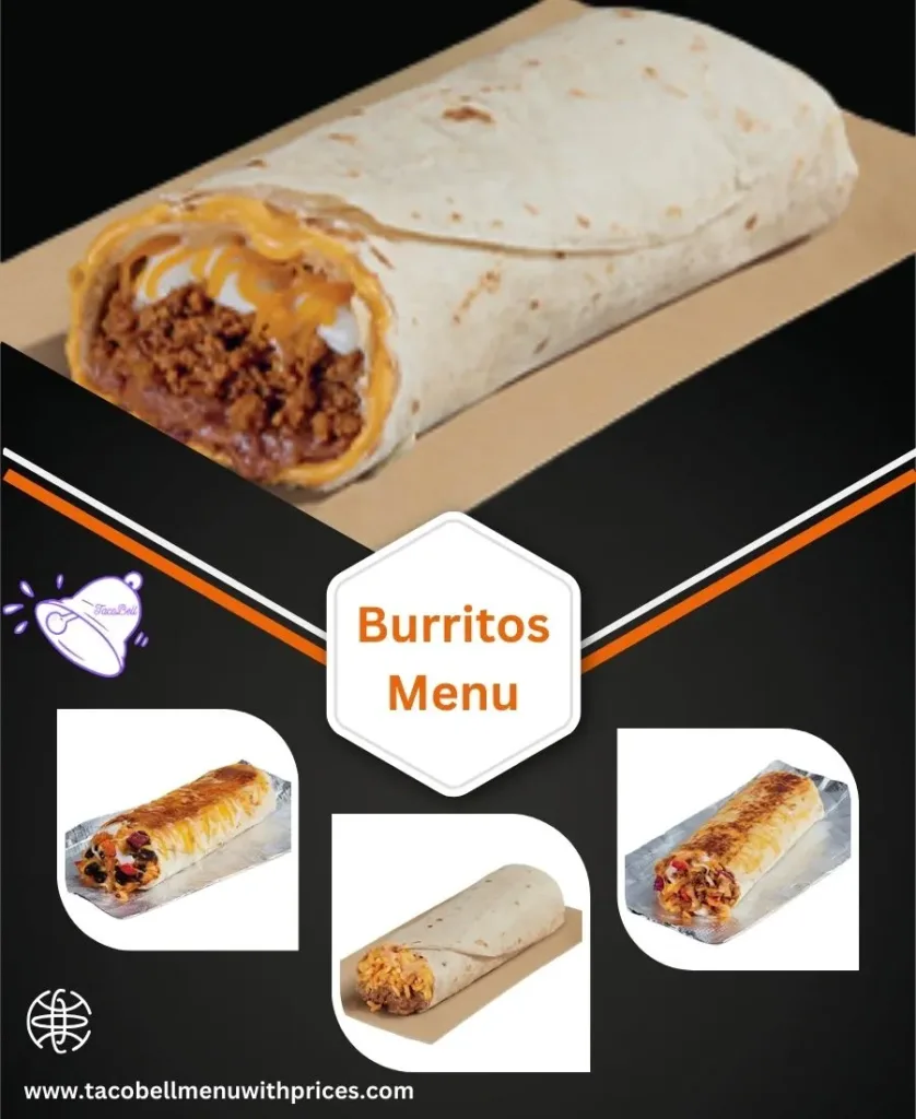 Taco Bell Burritos Menu Price 2024