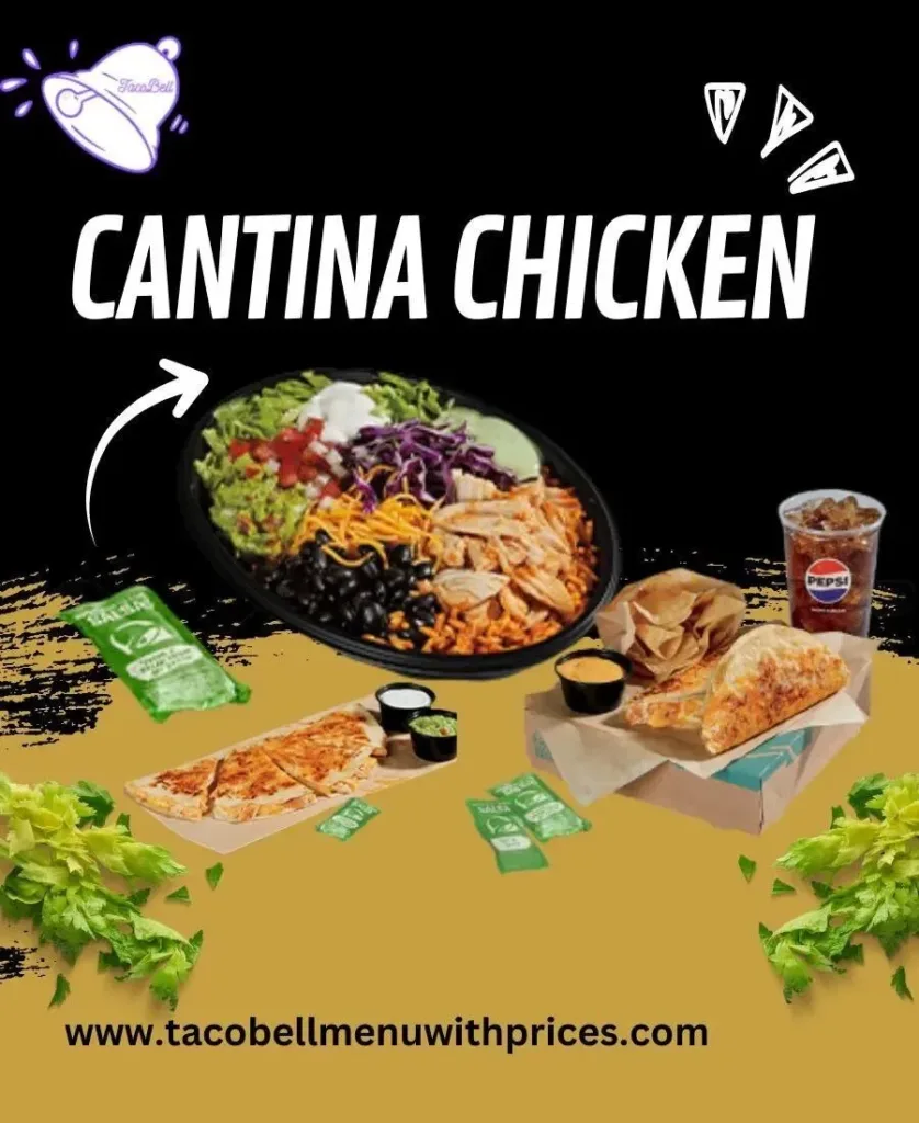 Taco Bell Cantina Chicken Menu Prices 2024