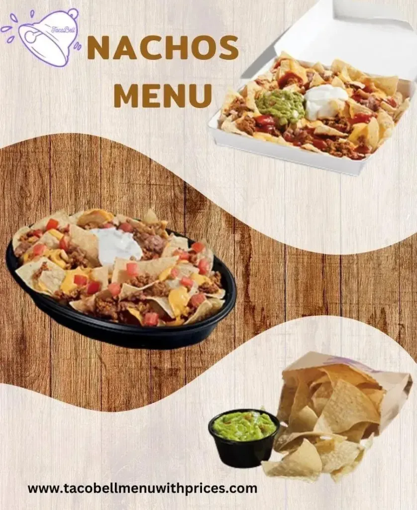 Taco Bell Nachos Menu With prices and Calories details