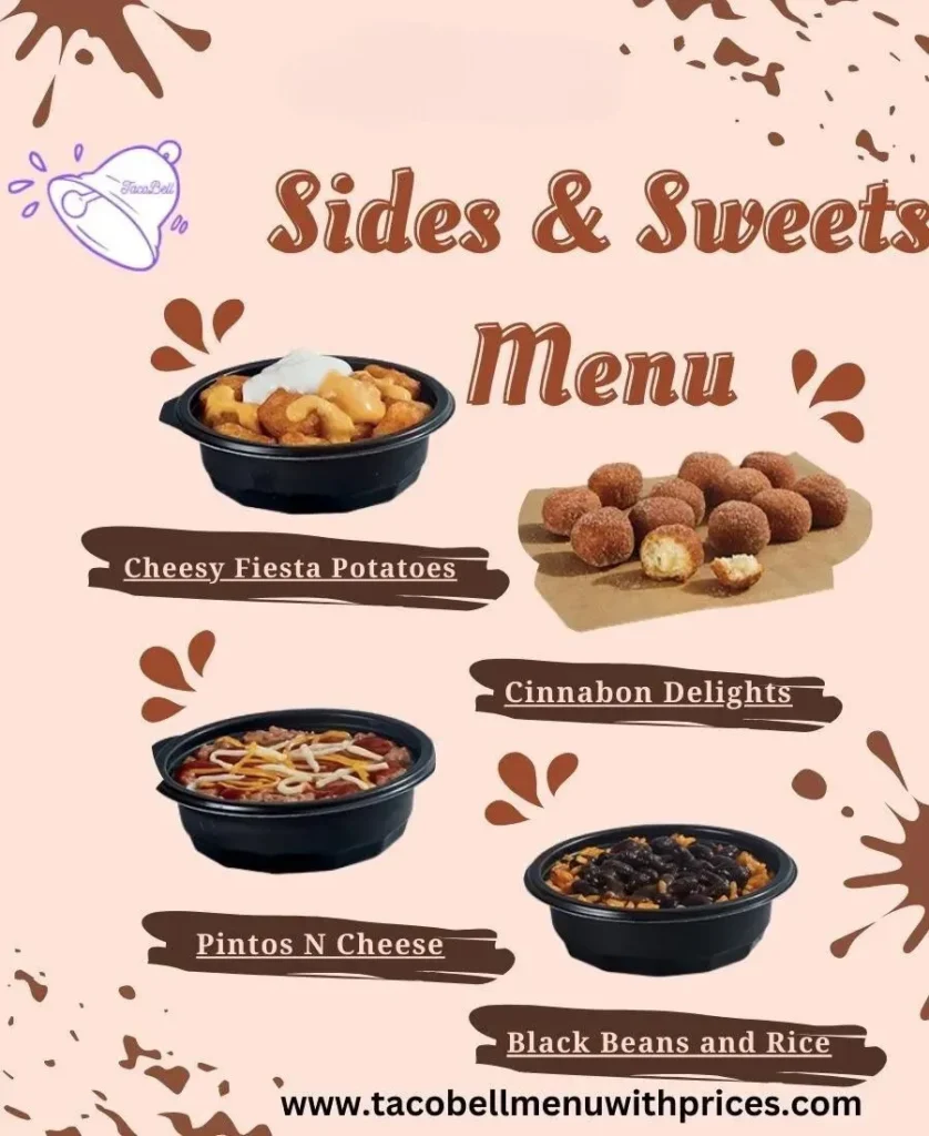 Taco Bell Sides Sweets Menu