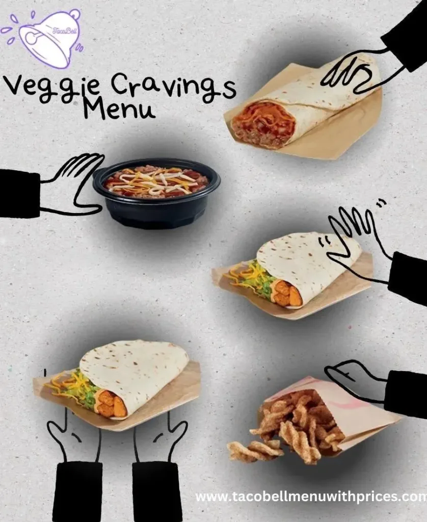 Taco Bell Veggie Cravings Menu