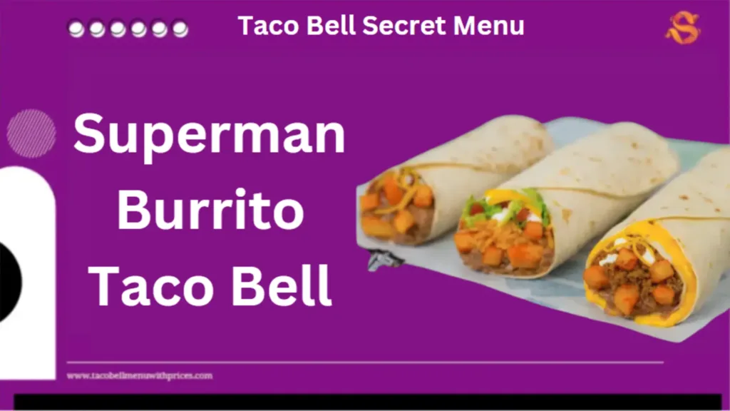 Superman Burrito Taco Bell