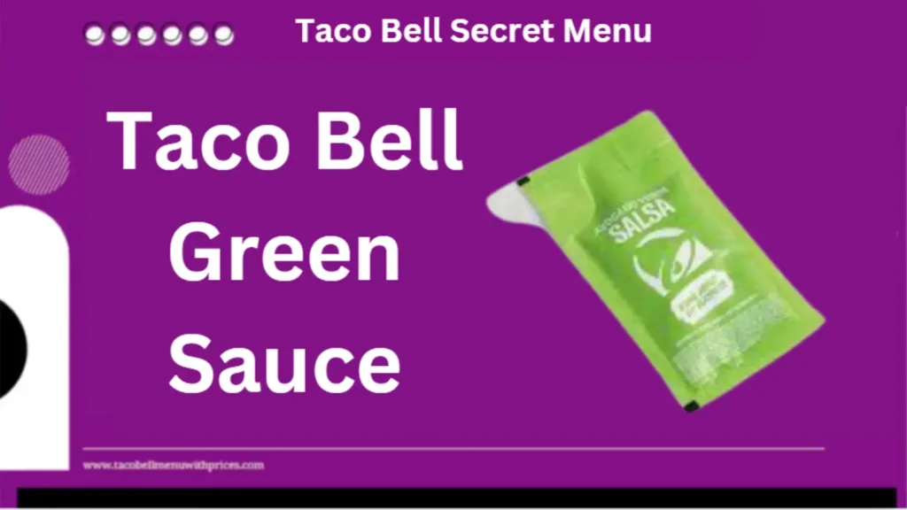 Taco Bell Green Sauce