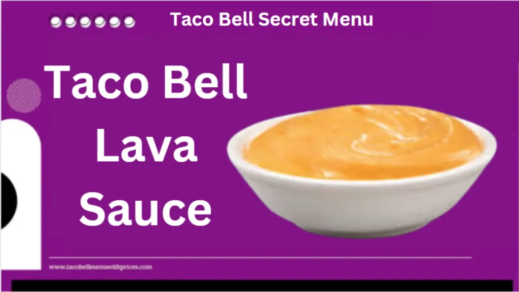 Taco Bell Lava Sauce