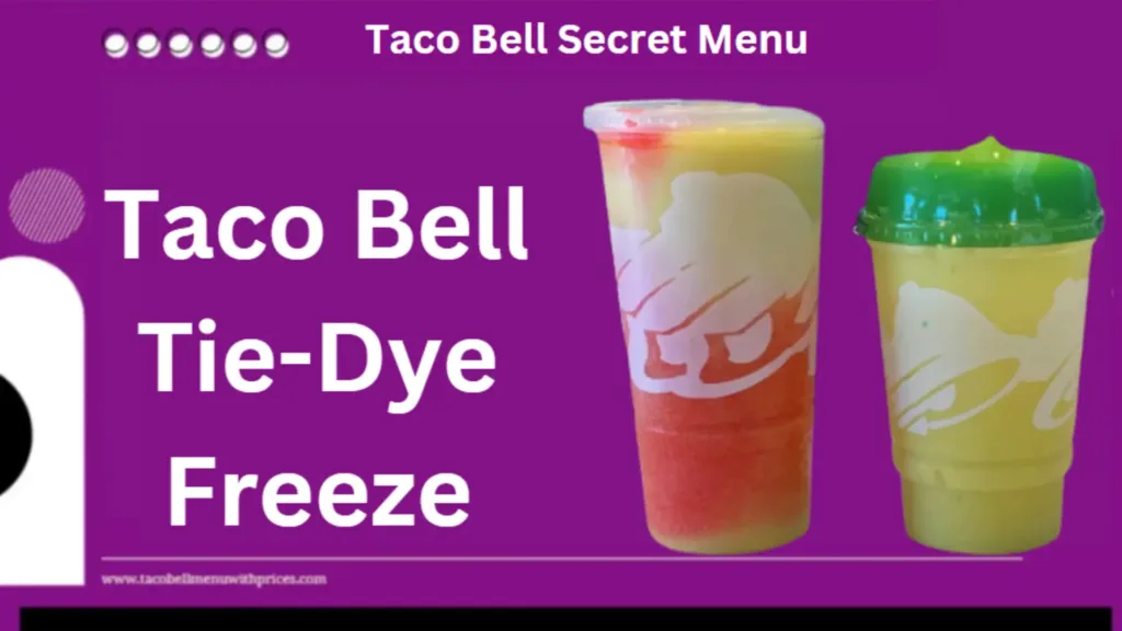 Taco Bell Tie-Dye Freeze